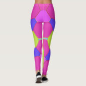 Psychedelic Fractal Burst Leggings レギンス (裏面)