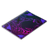 Psychedelic Fractal Spiral Notebook ノートブック (左側)