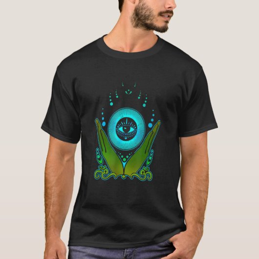 Psychedelic  Goa Trance Darkpsy Psytrance Tシャツ (正面)