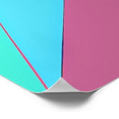 Psychedelic "Good Vibes Only" Text Graphic ポスター (角)