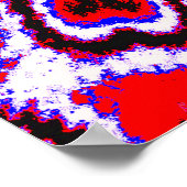 Psychedelic Kaleidoscope Poster – Neon Abstract ポスター (角)