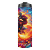 Psychedelic Motocross Rider Art Print タンブラー (正面)