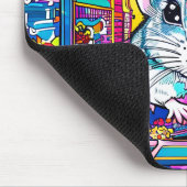 Psychedelic Mouse: A Colorful Journey マウスパッド (コーナー)