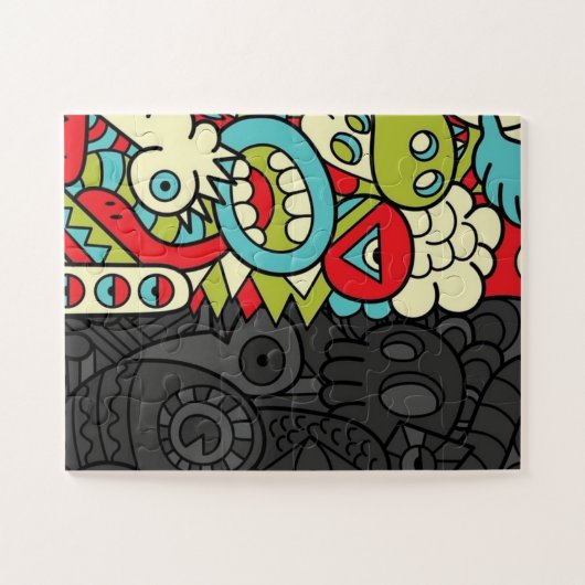 Psychedelic Patterns ジグソーパズル (横)