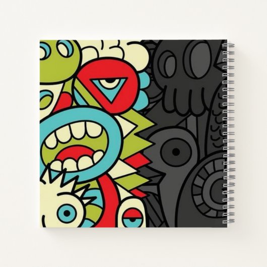 Psychedelic Patterns ノートブック (裏面)