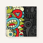 Psychedelic Patterns ノートブック (正面)