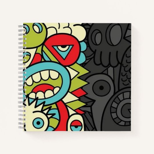 Psychedelic Patterns ノートブック (正面)