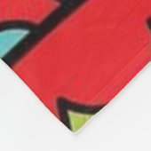 Psychedelic Patterns フリースブランケット (角)