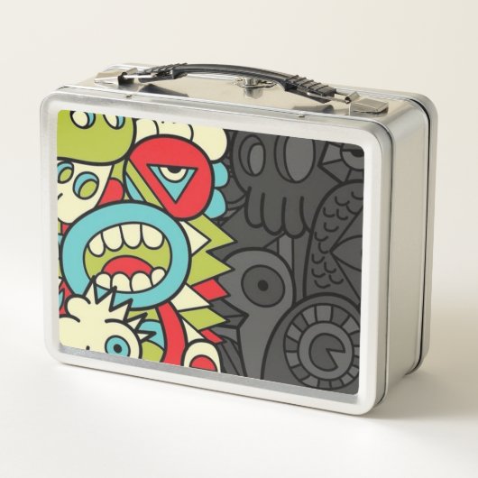 Psychedelic Patterns メタルランチボックス (裏面)