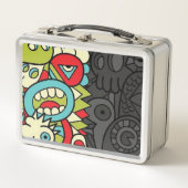 Psychedelic Patterns メタルランチボックス (正面)