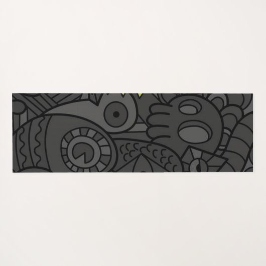 Psychedelic Patterns ヨガマット (裏面(横))