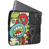 Psychedelic Patterns ラップトップスリーブ (正面右)