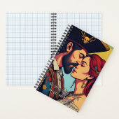 Psychedelic Pirate Couple – Bold Romance ノートブック (内側)