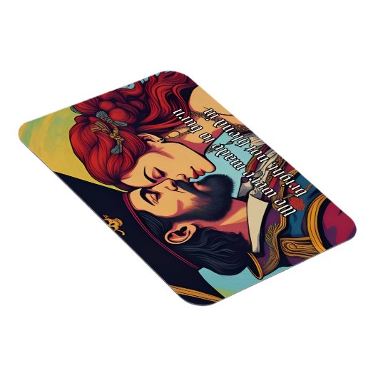 Psychedelic Pirate Couple  – Bold Romance マグネット (右側)