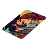 Psychedelic Pirate Couple  – Bold Romance マグネット (左側)