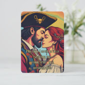 Psychedelic Pirate Finding Love Affirmation Card 出欠カード (スタンド正面)