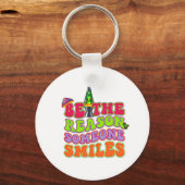 PSYCHEDELIC POSITIVE LAVA LAMP HIPPIE MUSHROOM キーホルダー (裏面)