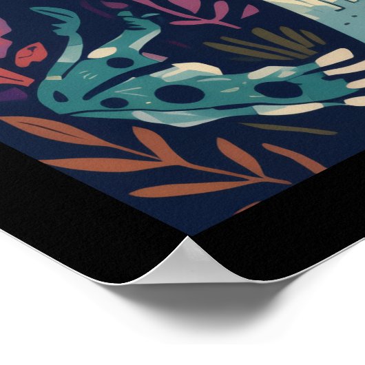 Psychedelic poster print ポスター (角)