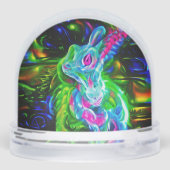 Psychedelic Rabbit Dragon in Neon Fantasy (裏面)