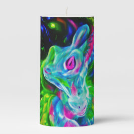 Psychedelic Rabbit Dragon in Neon Fantasy