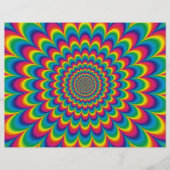  psychedelic rainbow abstract design チラシ (正面)