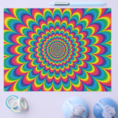  psychedelic rainbow abstract design チラシ (シングル)