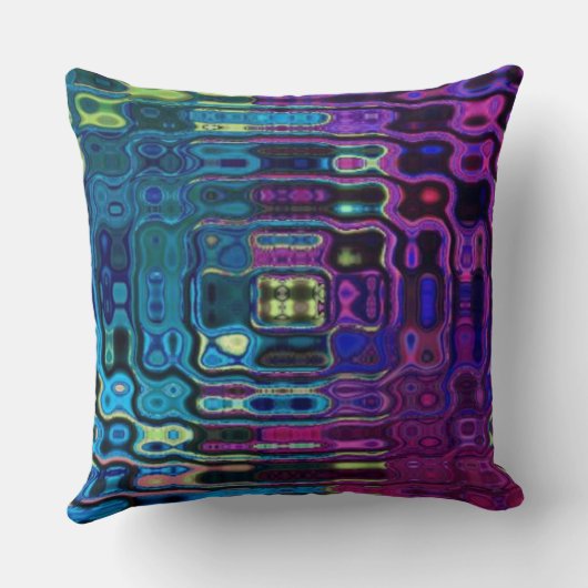 Psychedelic Ripple Effect  クッション (裏面)