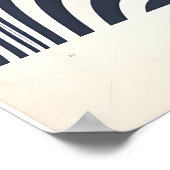 Psychedelic Rock Inspired Original Design Print ポスター (角)