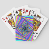 Psychedelic Spiral Rainbow Playing Cards – Vibrant トランプ (裏面)