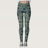 psychedelic style leggings yoga activewear レギンス (正面)