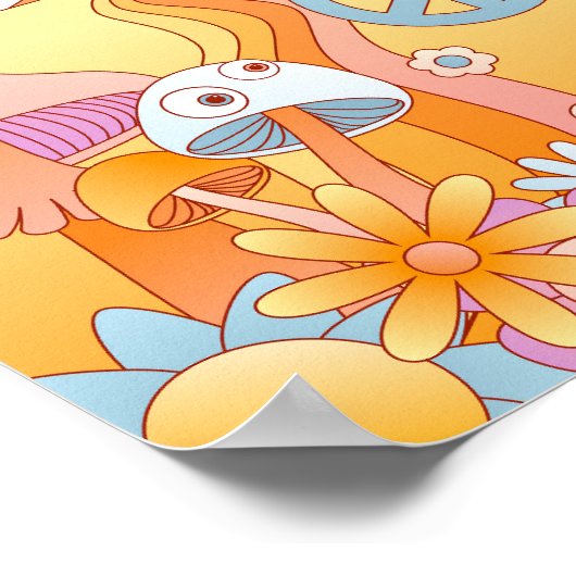 Psychedelic Summer Dream ポスター (角)