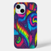 Psychedelic Swirl Rainbow Phone Case  Case-Mate iPhoneケース (裏面)