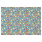 Psychedelic Tablecloth Retro Pastel Mood Piece テーブルクロス (正面(横))