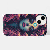 Psychedelic Third Eye Phone Case iPhoneケース (裏面横)