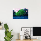 Psychedelic tree ポスター (ホームオフィス)