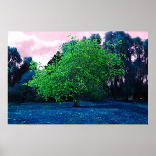 Psychedelic tree ポスター