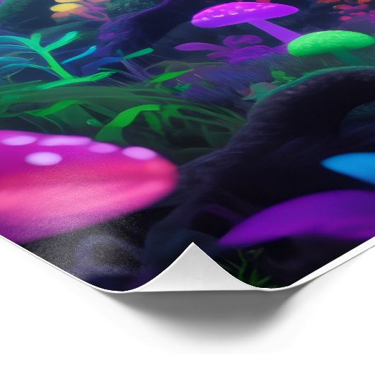 Psychedelic tree poster ポスター (コーナー)