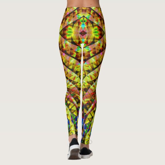 Psychedelic Tribal Sunshine V1 レギンス (裏面)