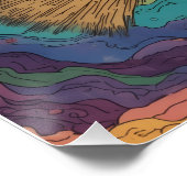 psychedelic witch poster ポスター (コーナー)