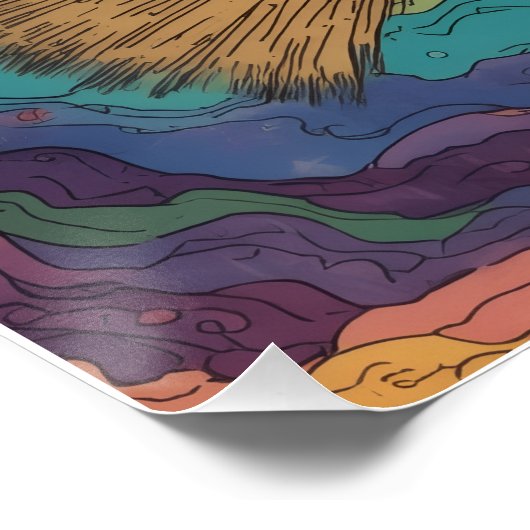 psychedelic witch poster ポスター (コーナー)