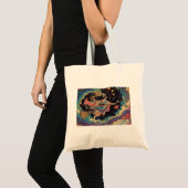 Psychedelic witch totebag トートバッグ (正面(商品))