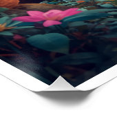 psychedelic woodland poster ポスター (コーナー)