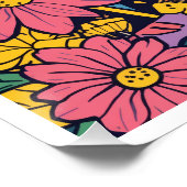 Psychedelic woodland poster ポスター (コーナー)