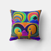 Psychedelic world クッション (裏面)