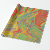Psychedelic wrapping paper ラッピングペーパー (アンロールド)