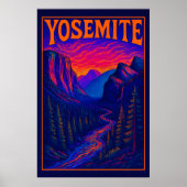 Psychedelic Yosemite ポスター (正面)