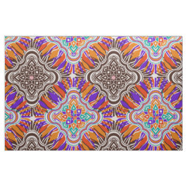 psychedelisches Hippiemuster ファブリック