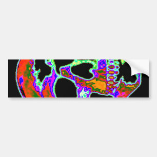 Psychedellicのスカル バンパーステッカー