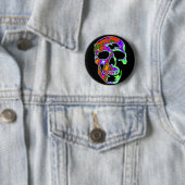 Psychedellicのスカル 缶バッジ (インサイチュ)