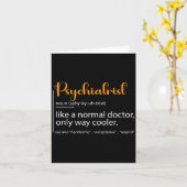 Psychiatrist Definition Psychiatry Doctor Speciali カード (黄色い花)